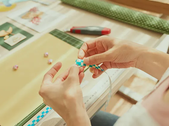 Handcrafted items showcase